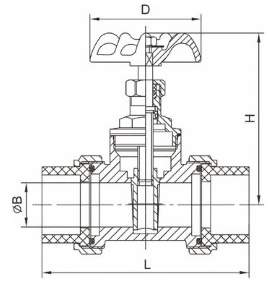 PPR黃銅(tong)閘閥(圖(tú)1)