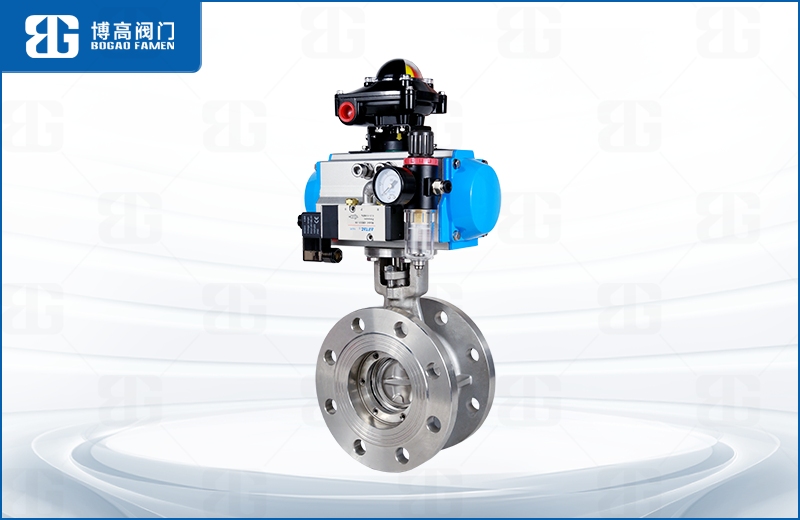 不鏽鋼氣(qi)動法蘭中線蝶(die)閥